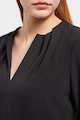 Esprit V-nyakú ruha oldalzsebekkel női