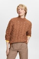 Esprit Csavart kötésmintás gyapjútartalmú pulóver női