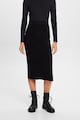 Esprit Fusta midi cu slit lateral Femei