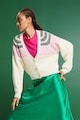 Esprit Colorblock dizájnú gombos kardigán női