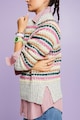 Esprit Csíkos pulóver rövid gallérral női