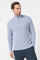 Esprit Памучен пуловер с къс цип Мъже