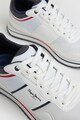 Pepe Jeans London Műbőr sneaker textilrészletekkel férfi