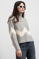 Marella Stripe kasmír- és gyapjútartalmú pulóver női