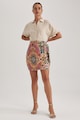 DeFacto Къса пола със застъпен дизайн Жени