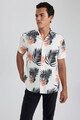 DeFacto Риза с тропическа щампа Мъже