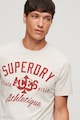 SUPERDRY Athletic College logómintás póló férfi