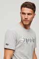 SUPERDRY Tricou din bumbac cu broderie logo Barbati