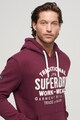 SUPERDRY Hanorac cu snur de ajustare si buzunar kangaroo Ovin Athletic Barbati