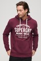 SUPERDRY Ovin Athletic kenguruzsebes pulóver húzózsinóros kapucnival férfi