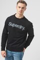 SUPERDRY City laza fazonú logós pulóver férfi