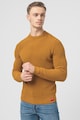 SUPERDRY Релефен пуловер Ovin с овално деколте Мъже