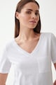 Tatuum V-nyakú póló mellzsebbel női