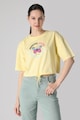 COLIN'S Crop póló színváltós mintával női
