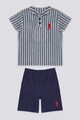 U.S. Polo Assn. Блуза и къс панталон с лого Момчета