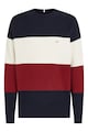 Tommy Hilfiger Памучен пуловер с цветен блок Мъже