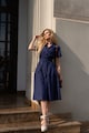 Couture de Marie Bővülő midiruha megkötővel a derékrészen női