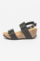 Geox Sandale wedge de piele Diantha Femei