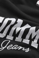 Tommy Jeans Kapucnis organikuspamut pulóver logómintával női