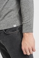 s.Oliver Памучен пуловер с овално деколте Мъже