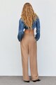 Mango Fiby középmagas derekú nadrág bő szárakkal női