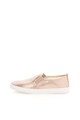 Buffalo Pantofi slip-on auriu rose cu perforatii Femei