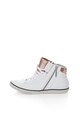 Diesel Pantofi sport mid-high de piele Beach Pit Femei