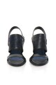 Diesel Sandale negru cu bleumarin de piele D Anys Femei
