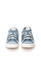 Diesel Tenisi albastru stins cu aspect de denim D-String Femei