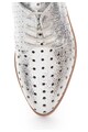 Francesco Milano Pantofi argintii cu model perforat Femei