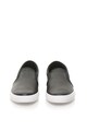 Lacoste Pantofi slip-on negri de piele Gazon Femei