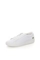 Lacoste Pantofi sport albi din pique cu broderie cu logo L.12.12 Barbati