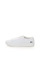 Lacoste Pantofi sport albi din pique cu broderie cu logo L.12.12 Barbati