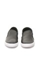 Lacoste Pantofi slip-on negri de piele cu model perforat Gazon Barbati