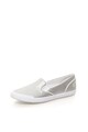 Lacoste Pantofi slip-on argintii de piele Lancelle Femei