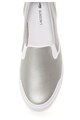 Lacoste Pantofi slip-on argintii de piele Lancelle Femei