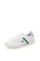 Lacoste Pantofi sport albi cu insertii de piele Deston Barbati