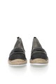 Bullboxer Espadrile negre din denim cu margele si paiete Femei