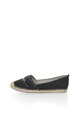 Bullboxer Espadrile negre din denim cu margele si paiete Femei