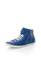 Diesel Pantofi sport inalti albastru royal de piele Beach Femei