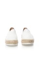 Oakoui Espadrile flatform albe cu broderii Femei