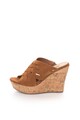 UGG Papuci wedge de piele intoarsa Marta Femei