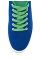 United Colors of Benetton Pantofi sport verde cu albastru texturati Barbati