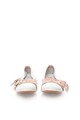 Zee Lane Milva Fehér&Rózsaszín Bőrcipő Nyersbőr Szegélyekkel női