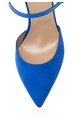 Zee Lane Collection Pantofi albastru royal de piele intoarsa si piele cu barete Femei