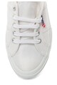 Superga Pantofi sport albi cu aspect stralucitor Lamew Femei