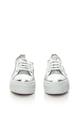 Superga Pantofi sport flatform argintii din plasa Femei
