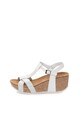 Zee Lane Sandale wedge de piele nabuc Femei