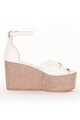 ESSTEFFA Sandale wedge de piele cu funda Stella Femei