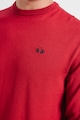LA MARTINA Пуловер с вълна с лого Мъже